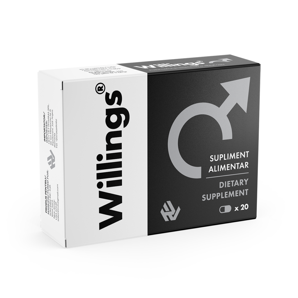 Willings 20 capsule supliment pentru potenta erectie puternica si libido crescut