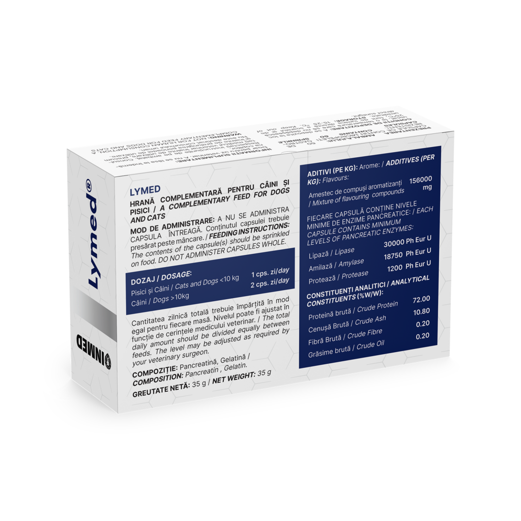 alternativa Lypex enzime pancreatice digestie proteine grasimi carbohidrati Lymed